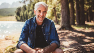 portrait of a man outdoors